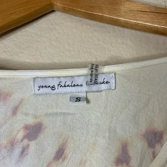 Young Fabulous & Broke Tie Dye Jillian Maxi Wrap Dress S - Picture 8 of 8